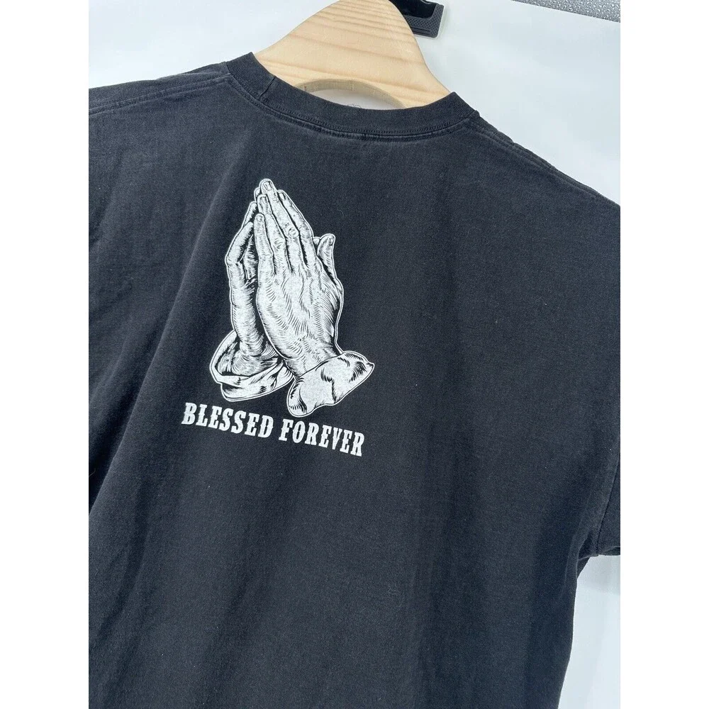 Shaka Tshirt Mens 4XL‎ Original Kamehameha's Black Stains Prying Hands